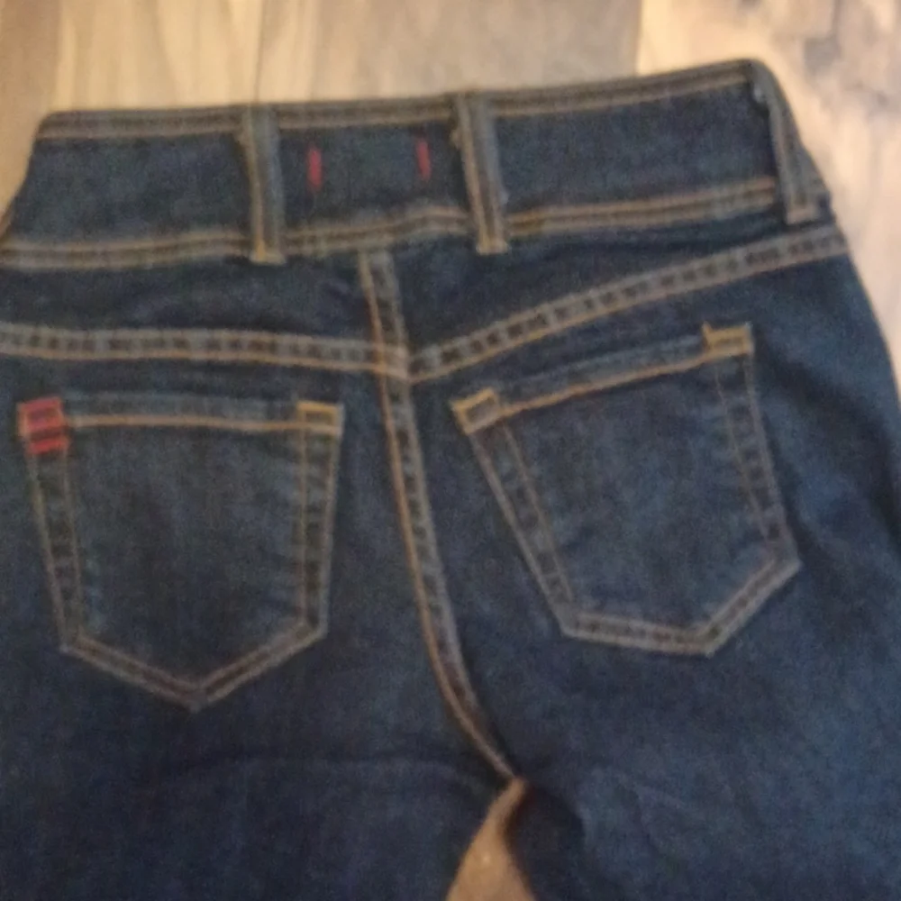 BDG Jeans Size 25 98% Cotton 2% Spandex Made U.S.A. Dark Blue Flare Jean - Picture 6 of 12